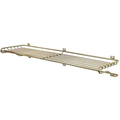 Maze kenkähylly iso, messinki