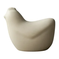 Mini hens 8 cm, Creme