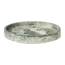 Mist koristealusta Ø20 cm, Emerald-off-white