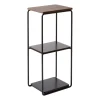 Mixrack Floor Shelf S -hylly 26 x 19 x 57,2 cm, Stained oak-black
