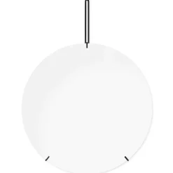 Moebe wall mirror Ø 70 cm, Musta