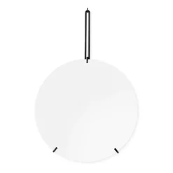 Moebe Wall mirror Ø 30 cm, Musta