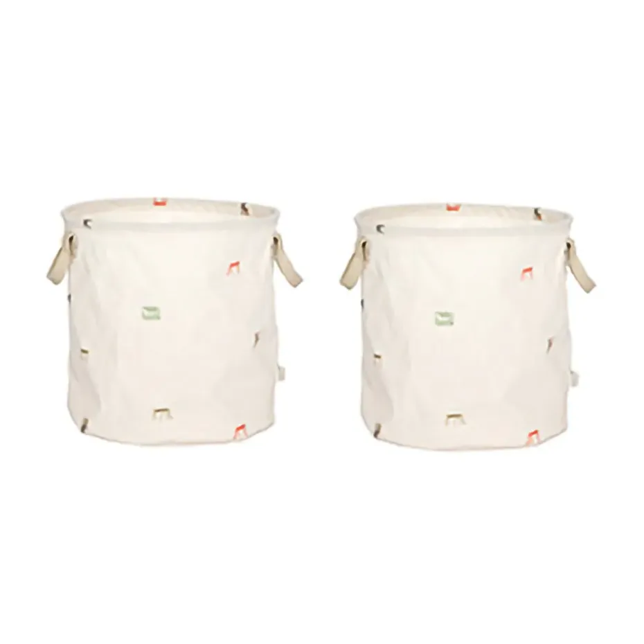 Moira säilytyskori medium Ø32x32 cm 2 osaa., Monivärinen