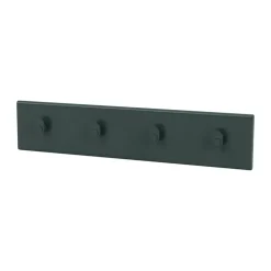 Montana Coat Racks vaaterekki 4 koukkua, BlackJade