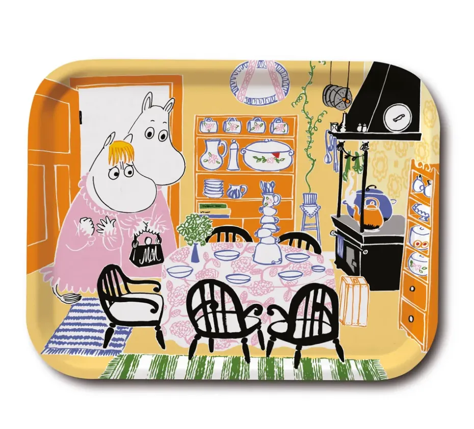 Moomin Kitchen tarjotin, Keltainen