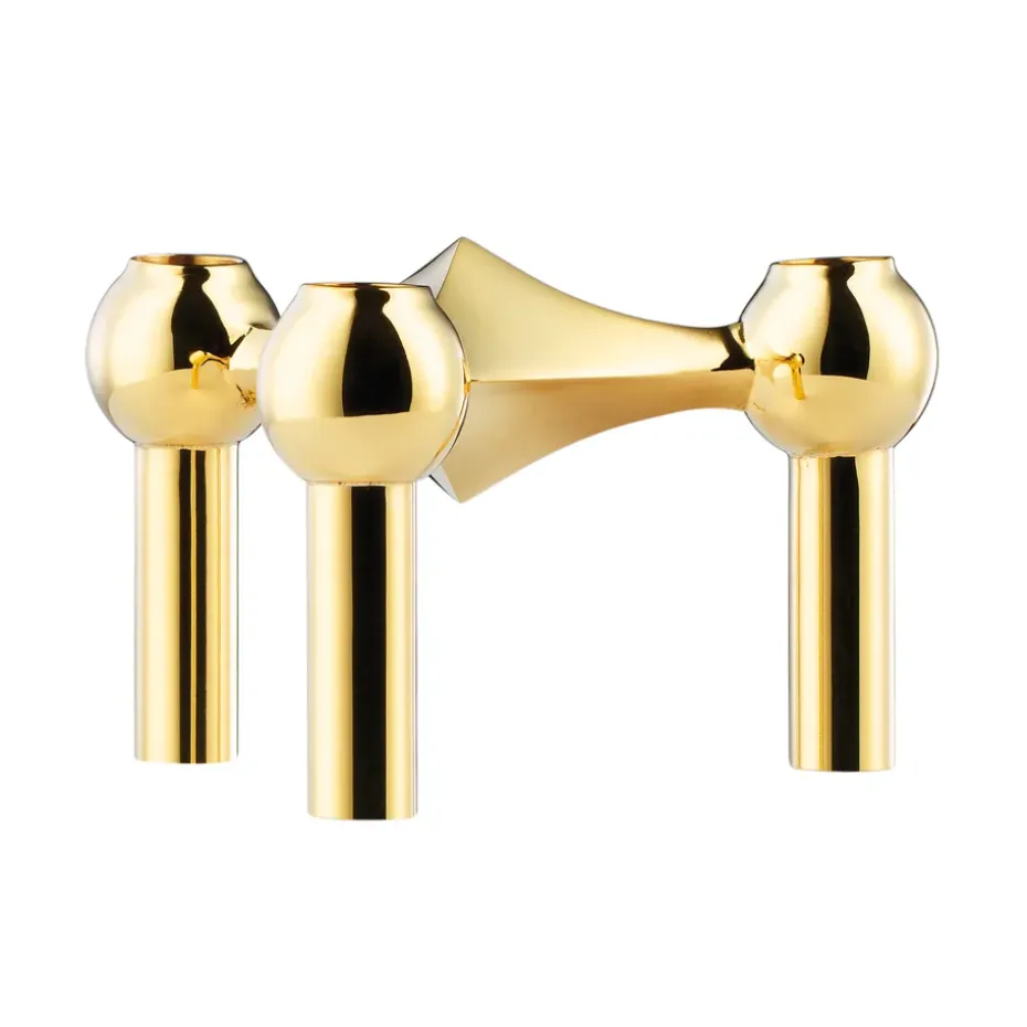 Nagel kynttilänjalka, messinki