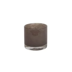 Nilla kynttilälyhty 8 cm, Ruskeanharmaa