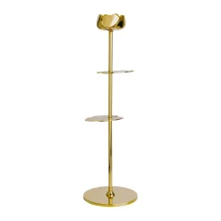 Ninfea Alta kynttilänjalka 30 cm, Messinki