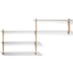 Nivo hylly B, Vaalea tammi-valkoinen