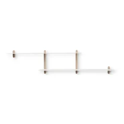 Nivo hylly H large, Vaalea tammi-valkoinen