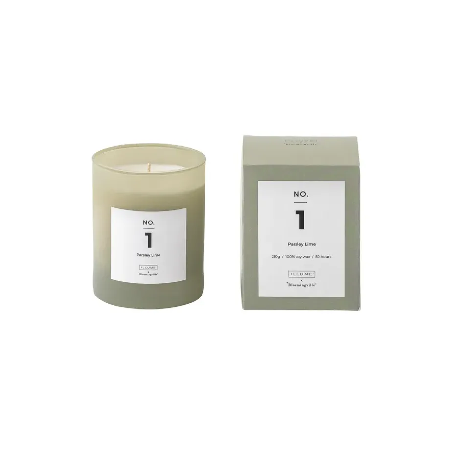 NO. 1 Parsley Lime -tuoksukynttilä, 200 g + Lahjalaatikko