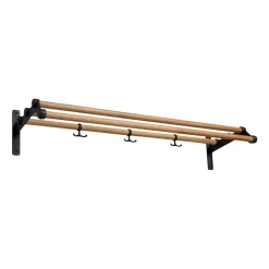 Nostalgi 291 -hattuhylly 100 cm, Tammi-musta