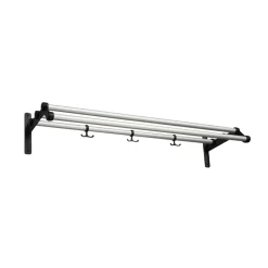 Nostalgi 291 -hattuhylly, Alumiini, musta runko