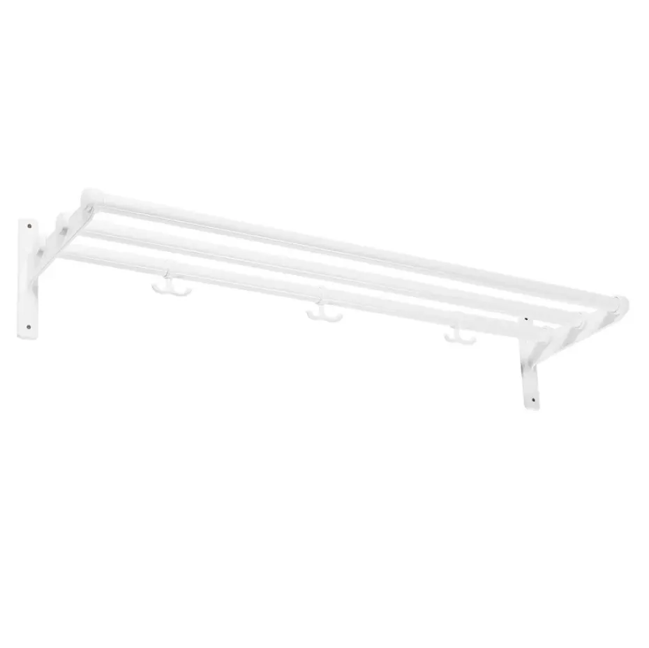 Nostalgi hattuhylly, kenkähylly, valkoinen, valkoinen