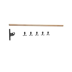 Nostalgi jatkettava naulakko, Tammi, musta runko