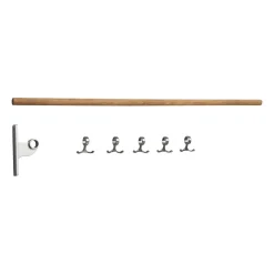 Nostalgi korotettu naulakko, Bambu-alumiini