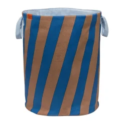 Nova Arte pyykkikori 40x40x50 cm, Cobalt-blush