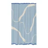 Nova Arte suihkuverho 150x200 cm, Light blue-off-white