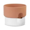 Oasis itsekasteleva ruukku medium Ø20,5 cm, Terrakotta-Valkoinen