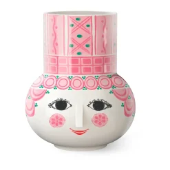 Olga maljakko 15 cm, Vaaleanpunainen