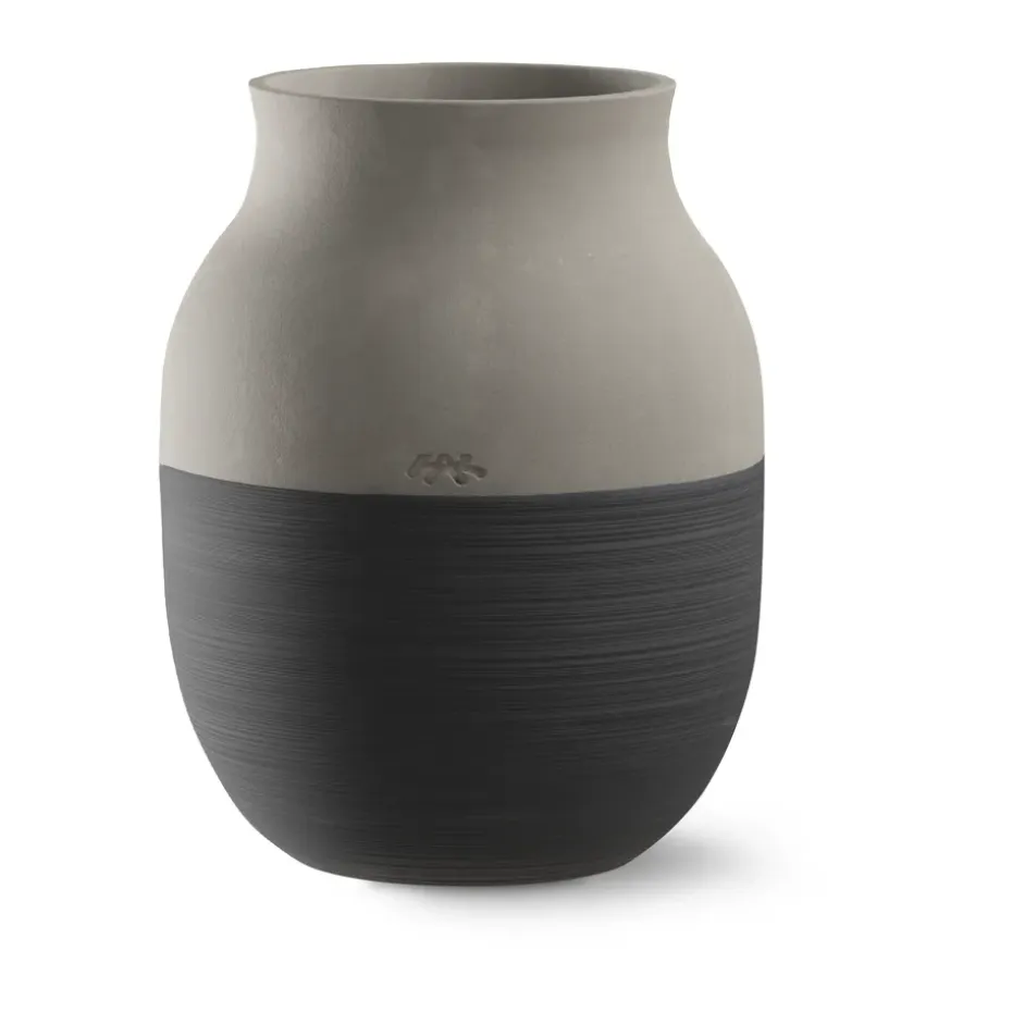 Omaggio Circulare Vaasi K20 cm, Antrasiitinharmaa