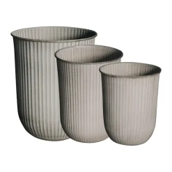 Out stripe -ruukku 3-pakkaus, Beige