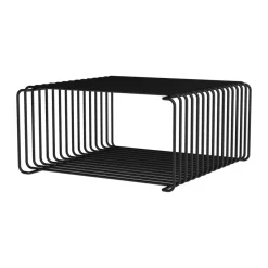 Panton Wire puoli korkea hylly 34,8x17,2x34,8 cm, Musta