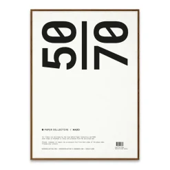 Paper Collective kehys plexilasi-tumma tammi, 50x70 cm