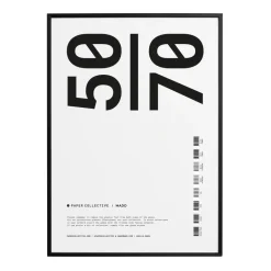 Paper Collective kehys, pleksilasi-musta, 50x70 cm