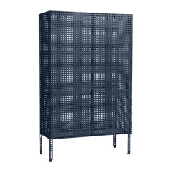 Perforated Cabinet kaappi large, Steel blue
