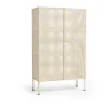 Perforated Cabinet kaappi large, Eggshell