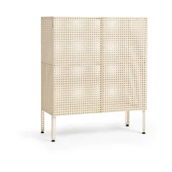 Perforated Cabinet kaappi medium, Eggshell