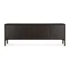 PI Sideboard, Teak dark brown, 4 ovea
