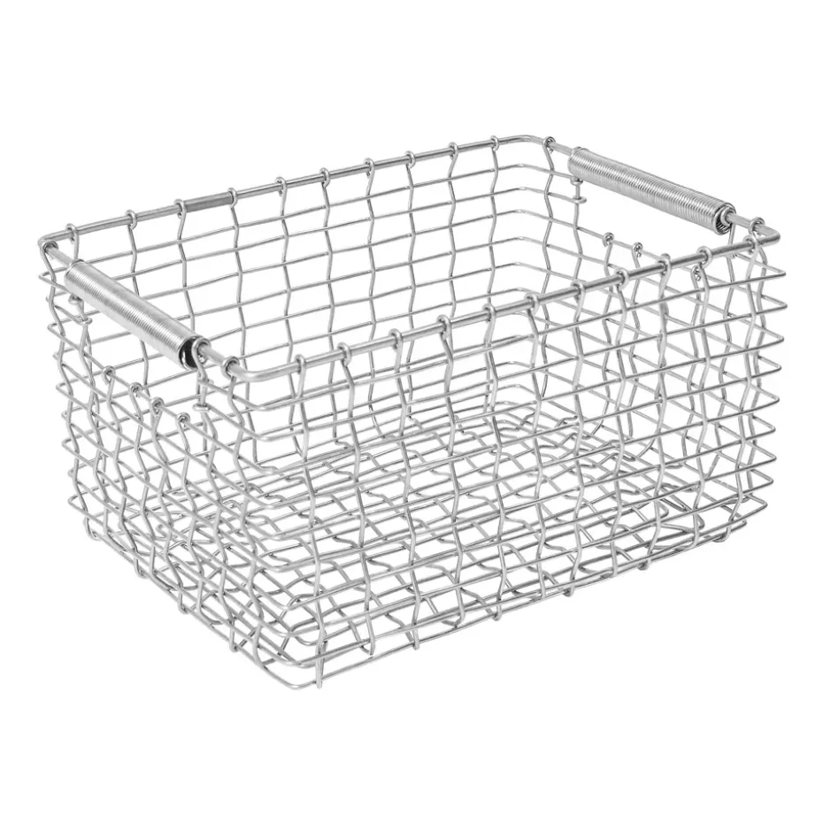 Rectangular 19 säilytyskori, Galvanisoitu teräs