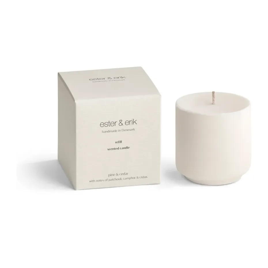 Refill ester & erik tuoksukynttilät, Pine & cedar