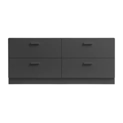 Relief sokkeli 123 cm, Harmaa