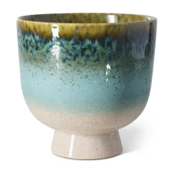 Retro kukkaruukku Ø20,5 cm, Lagoon