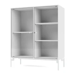 Ripple II vitriinikaappi 69,6x82,2x30 cm, Snow-jalat snow