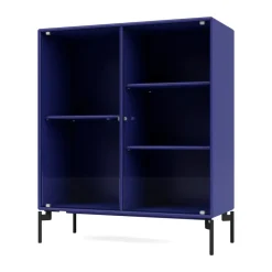 Ripple II vitriinikaappi 69,6x82,2x30 cm, Monarch-jalat black