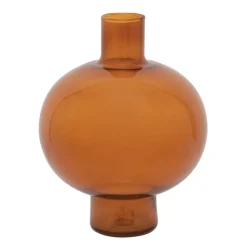 Round maljakko 20 cm, Golden oak