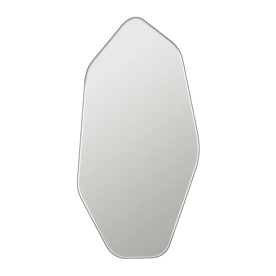 Ruby seinäpeili 120x60 cm, Clear-black