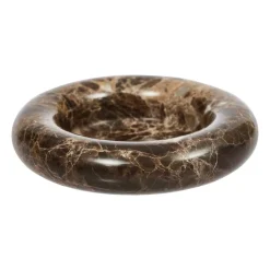 Savi marmori kynttilänjalka Ø13,8 cm, Choko