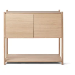 Sceene bookcase C, Vaalea tammi