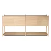 Sceene bookcase H, Vaalea tammi