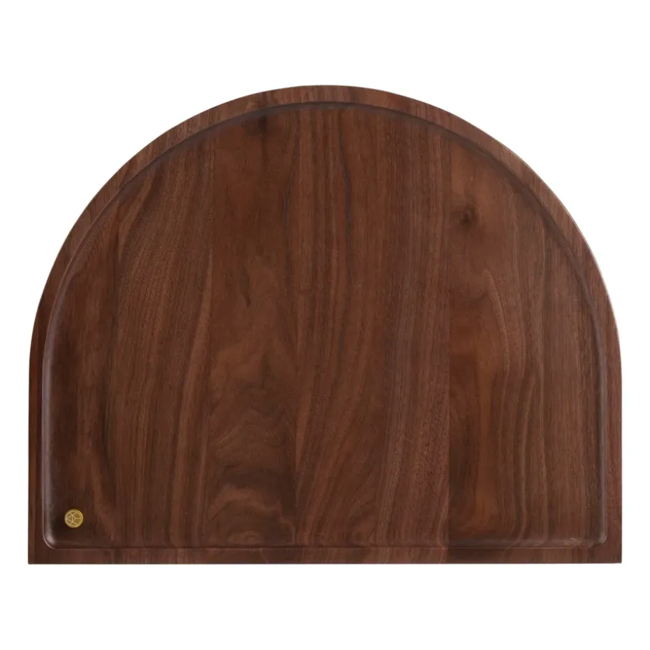 Sessio tarjotin pyöreä 32x40 cm, Saksanpähkinä