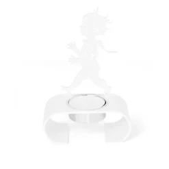 Silhuett tuikkukuppi 9,3 x 13,3 cm, Valkoinen