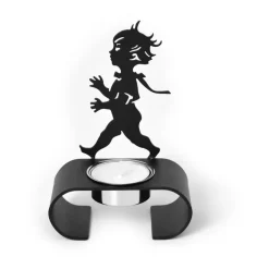 Silhuett tuikkukuppi 9,3 x 13,3 cm, Musta