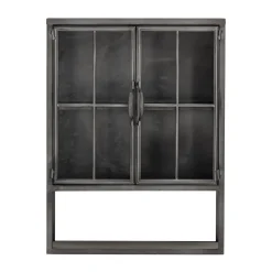Sindre kaappi 46x21,5x61 cm, Black, metalli
