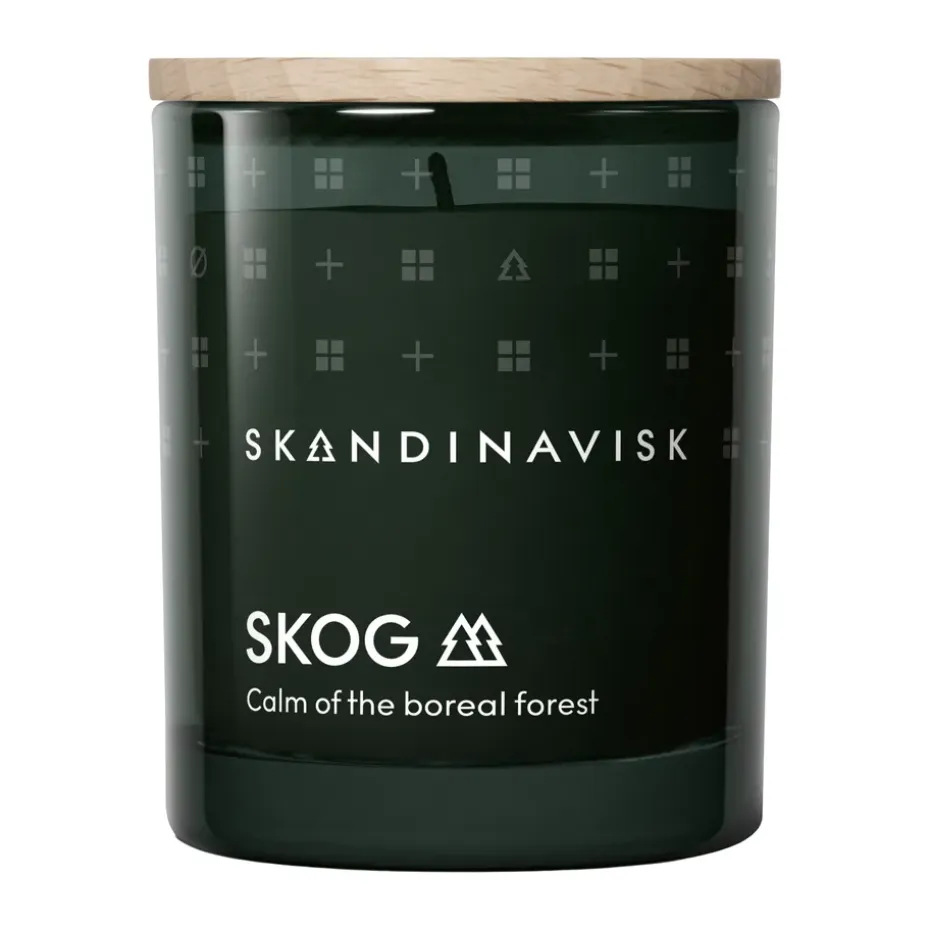 Skog tuoksukynttilä kannella, 65 g