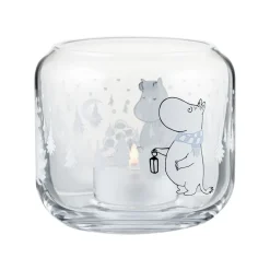 Snowfall lyhty Ø9 cm, Kirkas